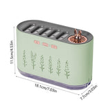 USB Humidifier with Digital Humidity Display, 700ML Portable Cool Mist Humidifier for Bedroom Office V1369-AZ3-W-12581