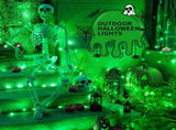 LED White Christmas Lights Outdoor, String Lights Plug in Extendable, 8 Modes Christmas Tree V1107-124-73533-GRN-50M500
