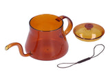 Coffee Kettle Glass Coffee Pot 600ML Coffee Drip Kettle Long Nozzle Kettle for Home KitchenCoffee V1294-YM0714-3118210257813