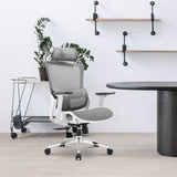 Elena High Back Full Mesh Ergonomic Office Chair In Grey V369-A8616-QW-GREY