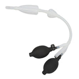 Silicone Enema Douche Bulb Dual Side Openings Elastic Inflatable Double Bulb Flushing System for V1294-YM0901-3112230072511