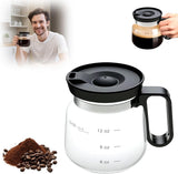 16 Oz Glass Mug Pot Style, 2025 New Mini Heatproof Large Capacity Clear Cup Mini V1258-DP02-C-2523