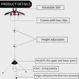Foldable Garment Steamer Stand with Ironing Gloves for Clothes,Adjustable Steamer Rack with Two V1369-AZ3-W-11550