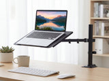 Levede Single Monitor Arm Desk Mount for 13-32 Inch Height Adjustable Black TV1018-AU