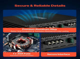 Car Audio Amplifier, 2-Channel Bridgeable Car Amplifier, Full-Range Class AB Stereo Amp, Max. 2 x V952-2TDABL2X150WJE7E1001V9