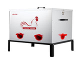 Automatic Chicken Feeder, 38.56 kg Capacity, 6 Feeding Ports No-Waste Poultry Feeder with Built-In V952-JQWLQ85LBS6KPAOVX001V0