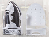 Iron Holder Wall Mounted Heat Resistant Widened Electric Iron Organizer with Hooks for Closet Hotel V1294-YM0703-3115230006911