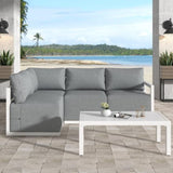 Four-Seat Alfresco Harmony Set Charcoal Grey V264-OTF-543A-DGR-N5PC