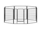 i.Pet Pet Dog Playpen 48" Enclosure 8 Panel Cage Kennel Puppy Fence Play Pen PET-DOGPLAYPEN-H120