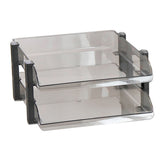 Desk File Letter Tray Layered Classified Documents Rack Acrylic Office Storage Rack Dark Black 2 V1294-YM0626-3117220312911