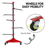 Universal Auto Paint Stand Panel Tree Paint Rotating Stand Center Post Hang Paint Spray with 4 V985-ROTATINGPAINTSTAND