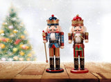 Nutcracker Soldier Ornaments 38cm Nutcracker Figure Wooden Ornaments for Home Christmas Party V1294-YM0714-10309569