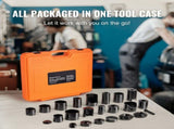 Ball Joint Press Kit, 25 pcsTool Kit, C-press Ball joint Remove and Install Tools, for Most 2WD and V952-QXJTYLJTJZXDGG6APV0