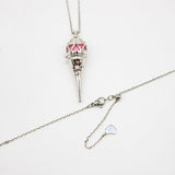 Gift Box - Cone White Gold Aroma Necklace Purify Oil Blend V760-GBAJ - 22
