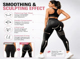 Womens High Waisted Leggings, 3D Sculpting Butt Lifting Yoga Pants, Quick Dry Squat Proof Workout V1366-AZ2-W-10812
