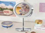 3X Magnification Freestanding, Tabletop Vanity Mirror Magnified with 360&deg Rotation, Portable for V1369-AZ3-W-06416