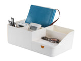 Drawer Type Desk Storage Box Book Stand Stationery Remote Control Holder for Home Desktop V1294-YM0721-3117210036011