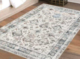 Marlow Floor Rug Vintage Short Pile Washable Carpet Soft Plush Non Slip 200x230 FR2038-200X230