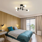 Mid Century Chandelier Modern, 4-Light V178-44801