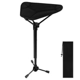 Portable Folding Stool 3 Gear Adjustable Height Triangle Seat with 330lbs Capacity - Heavy-Duty V1107-CS-QFLCCE37