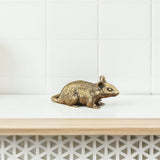 HOOWIFFY Brass Lucky Rat Figurine Traditional Feng Shui Sculpture for Home Decor and Office Display V1189-WXFWAL-20260326-02543