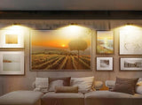 3Pcs Rechargeable LED Picture Lights Dimmable Art Display Lighting - Gold V1263-JX-8160-2