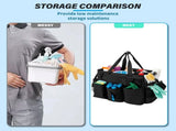 Cleaning Caddy Bag with Shoulder and Waist Straps Large Cleaning Supply Tote Bag for Cleaners V1370-AZ4-00199