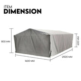 8X5 BOX TRAILER CAGE CANVAS COVER Thick Rip Resistant Waterproof V379-TRAILCOV856002