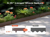 Steel Landscape, 5 Packs 990 x 181 mm Rust-Resistant Metal Landscape, Bendable Garden V952-DXGJSPZ5PCS39ATCXV0