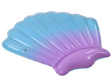 Float Bed Inflatable Floating PVC Shell Shaped Portable Accessory for Indoor Outdoor V1294-YM0523-3111220014411