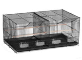 Bird Cage, 18 in, Small Parakeet Cage Divider, Sturdy Metal Bird Flight Cage, Travel Birdcage V952-ZMSMNNL31191DY8JTV0