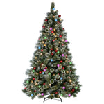 Snowy Bristle 2.3m Multicolour Pre-Lit Christmas Tree with 1587 Tips 112_SENSB100