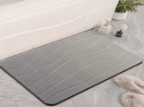 Stone Bath Mat, Diatomaceous Earth Shower Mat, Non-Slip Super Absorbent Diatomite Stone Bath Mats, V1189-WXFWAL-20260319-00945