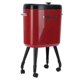 Tall Trash Can with Wheel Legs 15L Large Capacity Narrow Garbage Can for Kitchen Bathroom Living V1294-YM0901-3117250150411