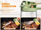 2-in-1 Olive Oil Spray & Pour Bottle 470ml Glass Dispenser for Cooking BBQ Kitchen V1258-DP02-BOL-91