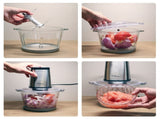 Large Powerful Food Chopper/ Stainless Steel/ 2kg Capacity/ 300W V196-CH200