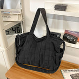 Unisex Bag Cross-Body Bag Shoulder Bag Tote Bag Large Capacity Bag Student Bag - Beige - Size V1347-127-78254-BEG-38-15-32