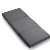 Giselle Bedding Foldable Mattress Folding Foam Bed Single Grey FOAM-MFM-TRIO-GY