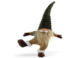 Green Hat One-Legged Standing Christmas Gnome - Santa & Rudolph Plush Faceless Dwarf Figurine V888-ELOSUNG33262