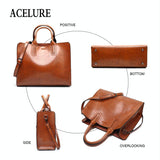 Large Casual Tote Bag For Women - Trunk Shoulder Handbag PRL-606559150DBT