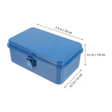 Metal Toolbox Locking Lid for Workshop and Garage Storage V1192-AZ-W-25688