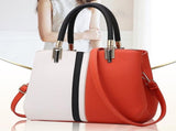 Women's PU Leather Tote Bag Large Capacity Waterproof Handbag V1263-JX-3489