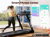 Everfit Treadmill Electric Home Gym Fitness Exercise Fully Foldable 450mm Black TMILL-CHI-450-M610-BK