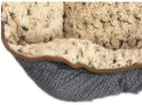 Large Washable Soft Pet Dog Cat Bed Cushion Mattress-Grey V278-ROP3-L-GREY