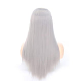 14 Long U-Shaped Half Wig For Straight Hair In Grandma Gray - Us 0906 PRL-4199407550DBT