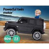 Kids Electric Ride On Car Mercedes-Benz Licensed AMG G63 Toy Cars 12V Black RCAR-AMG63-12V-BK