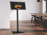 Pedestal Sign Holder Adjustable Poster Stand 11 x 17 Inch Metal Base V952-BZJJSDZJCZCGJFCLWV0