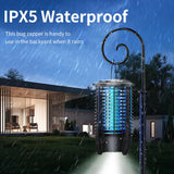 2-in-1 Rechargeable Mosquito Zapper & Camping Lantern - 3600mAh Battery - 2000V Electric Insect V888-ELOSUNG41782