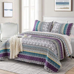 Aesthetic Quilted Bedspread and Pillowcases Set: Unify Your Bedroom's Look - Queen size V745-MAC080217Q13U