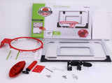 Indoor mini basketball hoop one 14cm ball Folds flat for door mounting Spring-loaded action V888-ELOSUNG40538